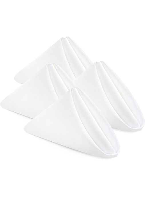 White cloth napkins White cloth napkins