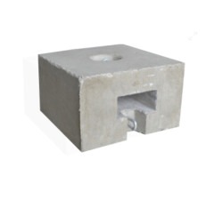 350LB concrete block with vinyl cover