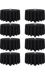 Round 108 Polyester Tablecloth